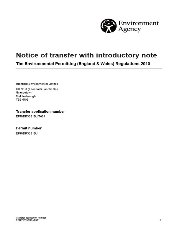 teesport permit